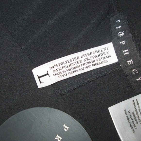 PROPHECY Stretch ELASTIC WAIST High-Rise Pants L - Picture 2 of 3